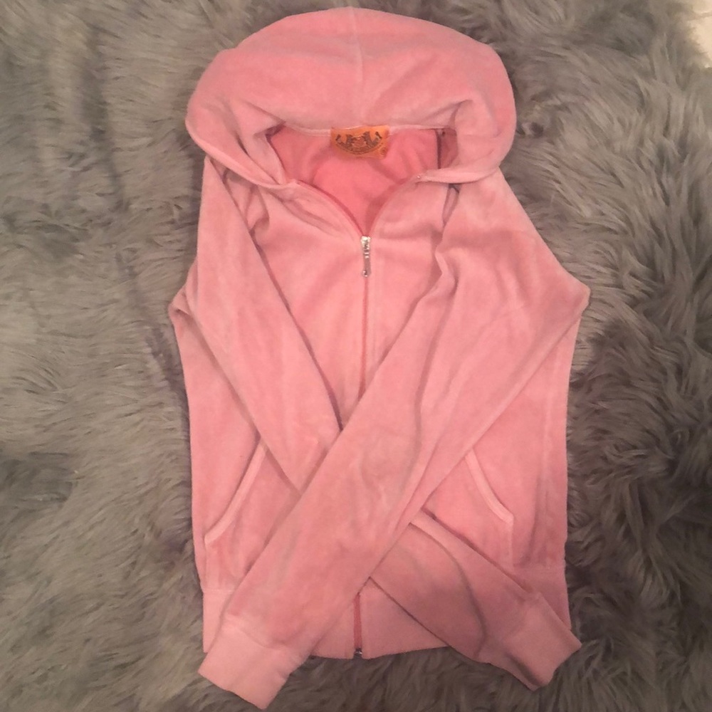 Baby Pink Velour Juicy Zip Up 💕💕